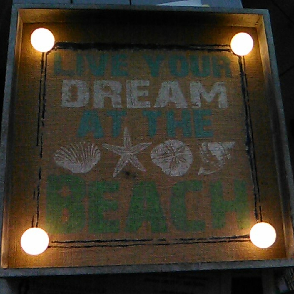 Lighted Beach Sign - Picture 2 of 16